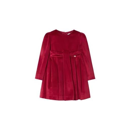 Mayoral vestito velluto per bambine e ragazze amarena 5 anni (110cm)