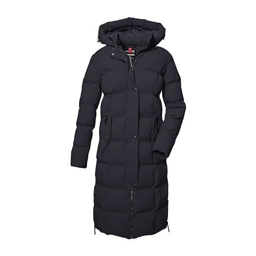 G.I.G.A. DX donna cappotto trapuntato/cappotto funzionale con cappuccio gw 2 wmn qltd ct, schwarz, 38, 41338-000