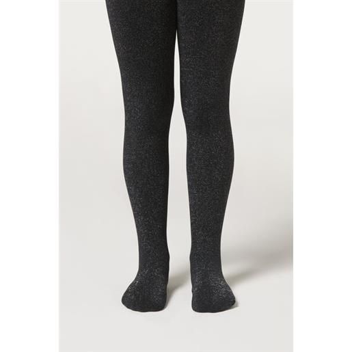 Calzedonia collant termici con glitter bambina grigio
