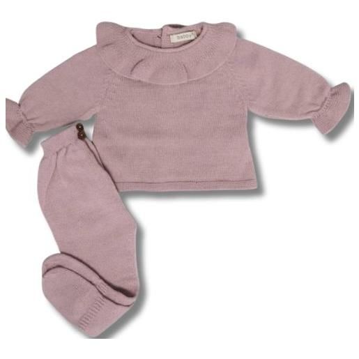 Babby completo nascita neonato in misto lana - loris