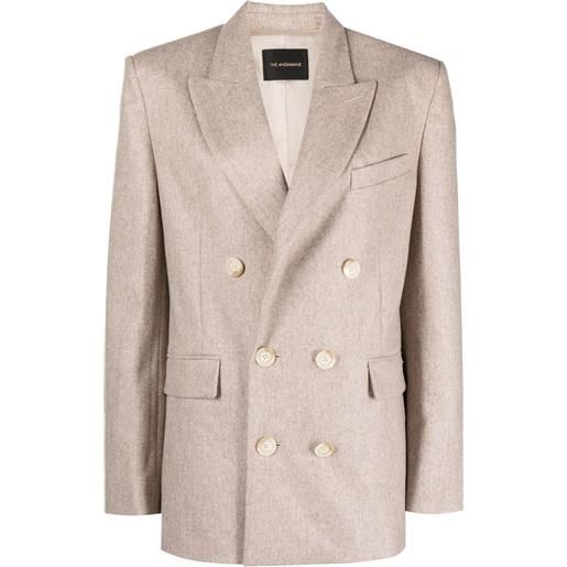 THE ANDAMANE blazer doppiopetto - toni neutri