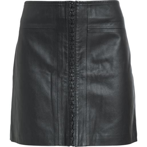 Amir Slama minigonna svasata - nero