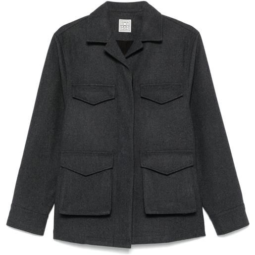 TOTEME giacca cargo - grigio