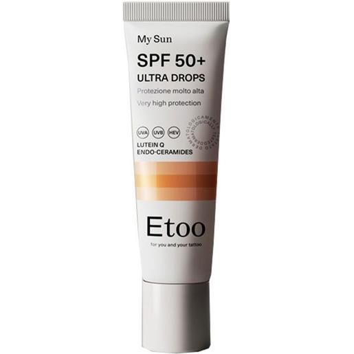 Etoopharma Srl etoo ultra drops spf50+ cream 30 ml crema