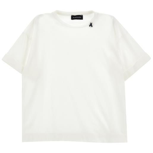 Monnalisa t-shirt cotone tinta unita
