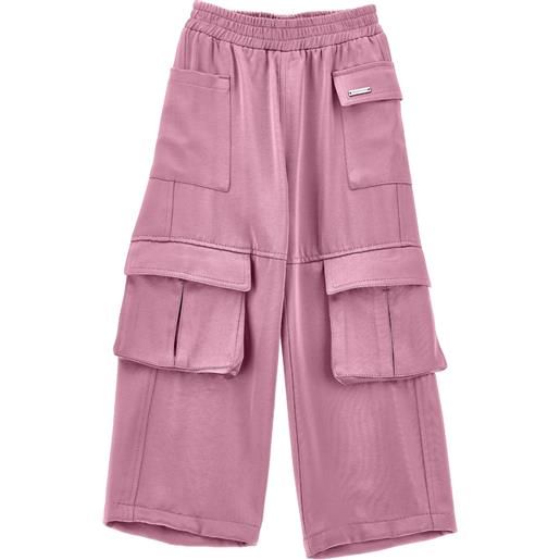Monnalisa pantaloni cargo raso chic