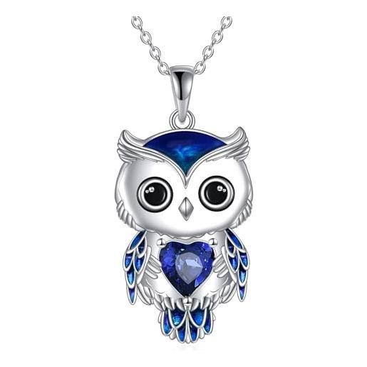 Autentico 925 Sterling Silver Smalto Bella Miele Ape Collana per le