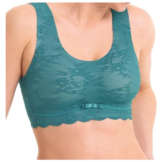 Anita - essential lace - donna - bralette - nathlos, smeraldo chiaro, m