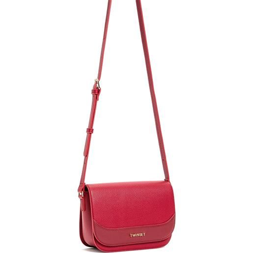TWINSET borsa a tracolla TWINSET con logo lettering, colore rosso