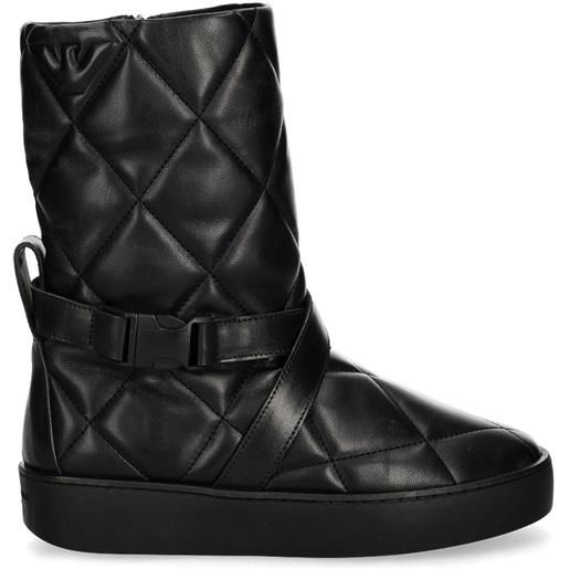 Emporio Armani stivali da neve trapuntati - nero