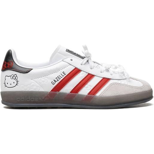 Adidas gazelle bianche pelle online