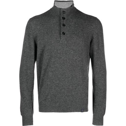 Fay high-neck sweatshirt - grigio