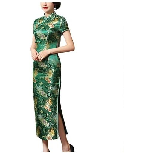 kewing abito tradizionale cinese qipao per donne stile moderno elegante broccato cerimoniale cheongsam