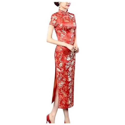 kewing abito tradizionale cinese qipao per donne stile moderno elegante broccato cerimoniale cheongsam