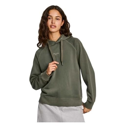 Pepe Jeans felicity hoodie maglia di tuta, rosso (burnt red), l donna