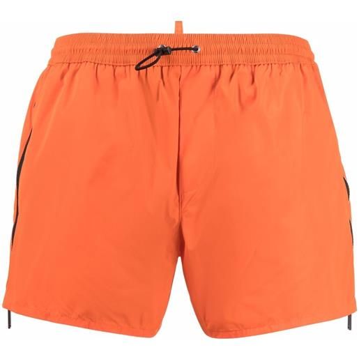 DSQUARED2 costume da bagno con coulisse - arancione