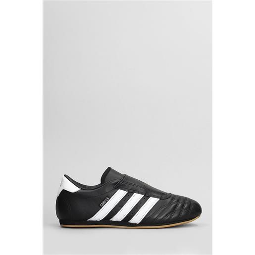 Adidas sneakers taekwondo in pelle nera