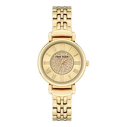 Anne Klein orologio da donna con cinturino in cristallo premium