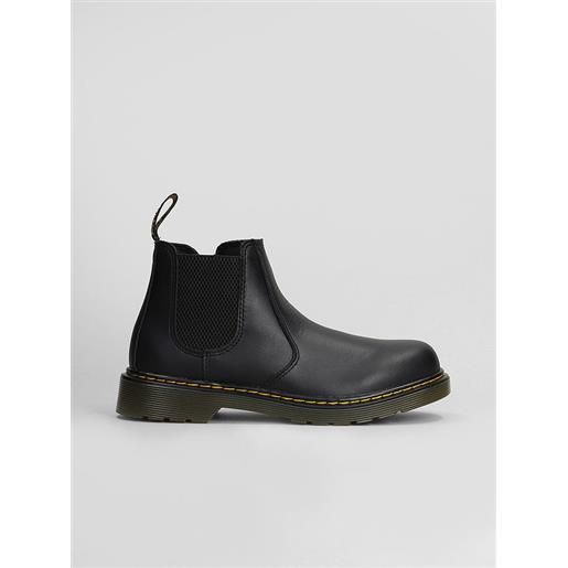 Dr.Martens kids anfibi 2976 y in pelle nera