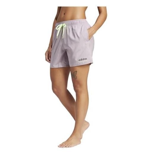 adidas donna branded beach shorts, preloved fig/aurora black, xs