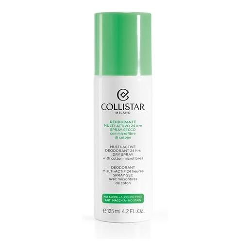 Collistar speciale corpo perfetto deodorante multi-attivo®24 ore spray secco con microfibre di cotone 125 ml - 125 ml