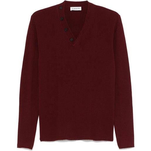 Lanvin maglione con decorazione - rosso