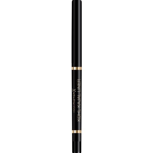 Max Factor kohl kajal liner 001 black matita occhi waterproof con punta automatica e texture ultra morbida 0,35 grammi