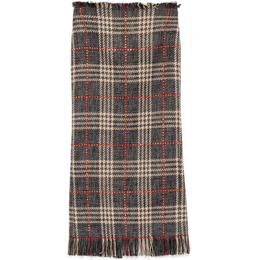 Giuseppe Di Morabito gonna midi tartan - blu