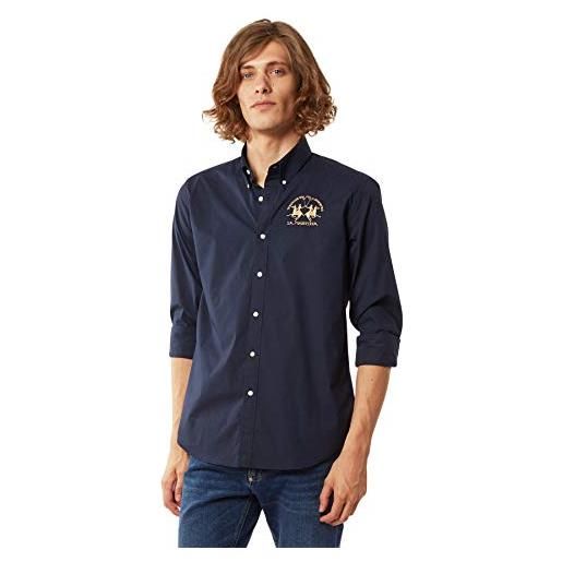La Martina raf camicia casual, bianco, xx-large (taglia produttore: xxl) uomo