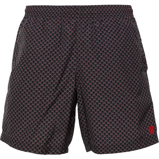 Alexander McQueen costume da bagno con stampa - grigio