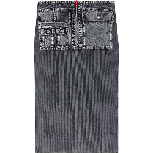 Diesel gonna midi m-meryn - grigio