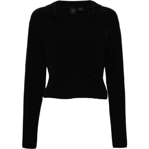 Pinko `profumo` polo-neck sweater