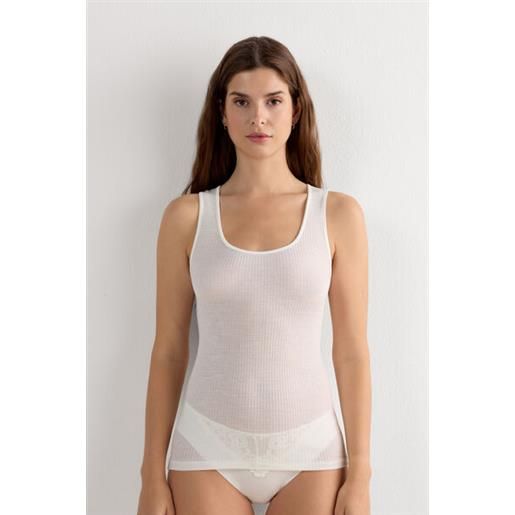 Intimissimi canotta lana e seta avorio