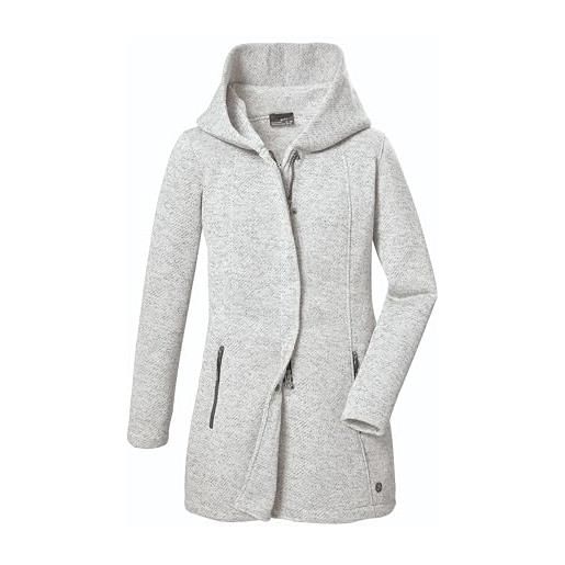 G.I.G.A. DX donna parka/parka in pile con cappuccio gw 75 wmn kntflc prk_frydara, gebrochenes weiss, 46, 42958-000