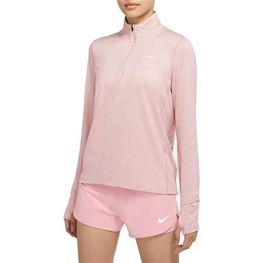 NIKE maglia manica lunga 1/2 zip dri-fit donna