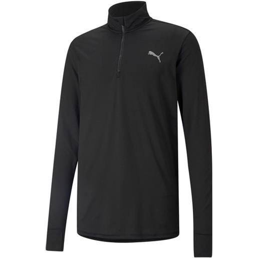 PUMA maglia manica lunga 1/2 zip run favorite