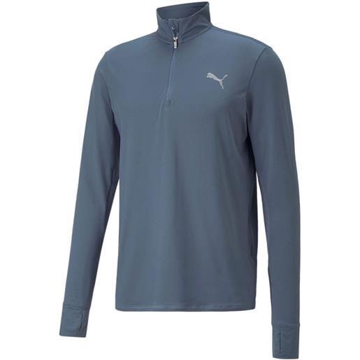 PUMA maglia manica lunga 1/2 zip run favorite