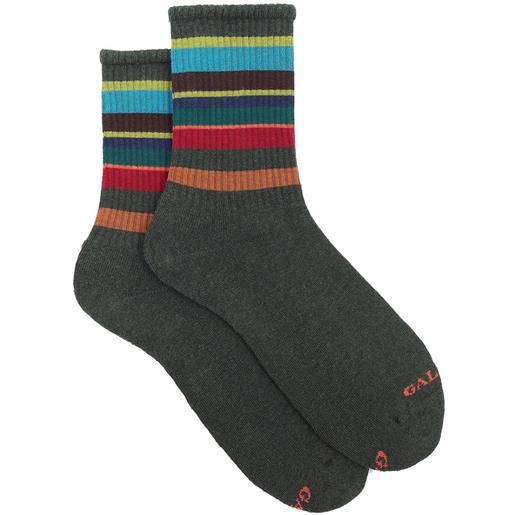 GALLO calza spugna righe multicolor