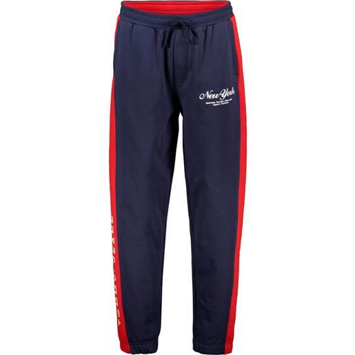 TOMMY JEANS pantaloni jogger con inserto e logo