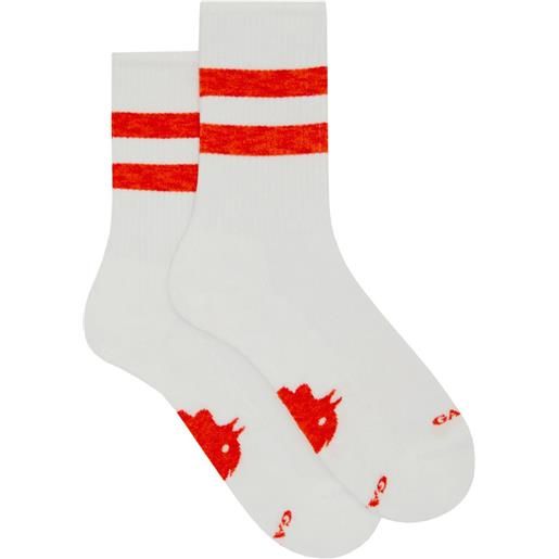 GALLO calza in spugna con righe