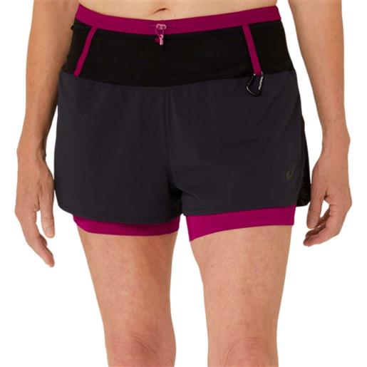 ASICS short fujitrail 2-in-1 donna