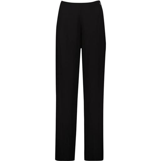 CALVIN KLEIN pantaloni palazzo in chiffon donna
