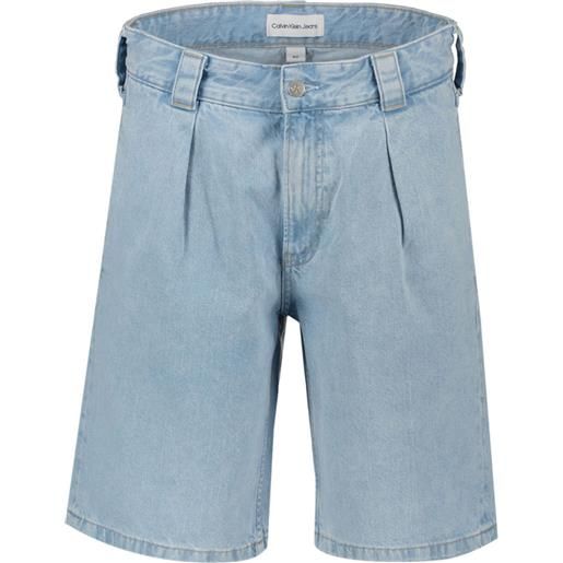 CALVIN KLEIN bermuda in denim 90's loose pinces