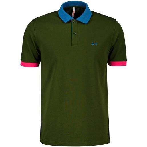 SUN 68 polo tricolor