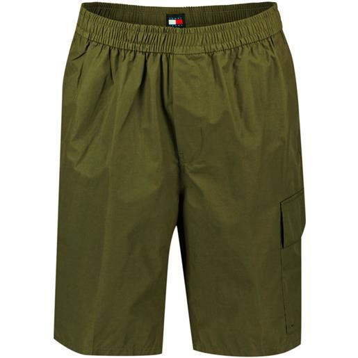 TOMMY JEANS bermuda cargo in cotone e nylon aiden
