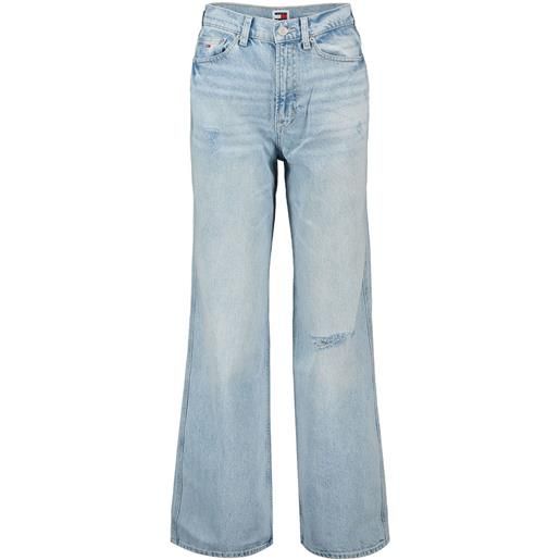 TOMMY JEANS jeans wide con strappi claire donna