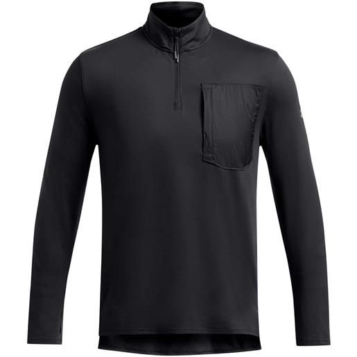 UNDER ARMOUR maglia manica lunga mezza zip launch trail