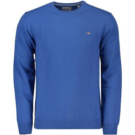 GANT maglione girocollo in finissima lana d'agnello