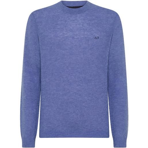 SUN 68 maglione girocollo in lana misto alpaca