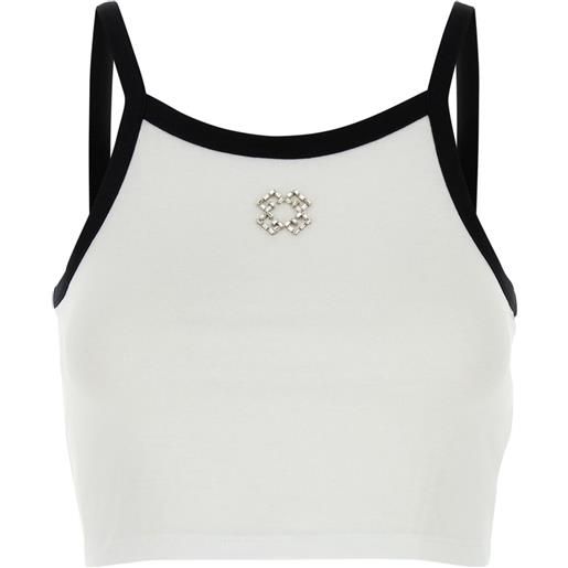 Givenchy canotta con motivo 4g - bianco